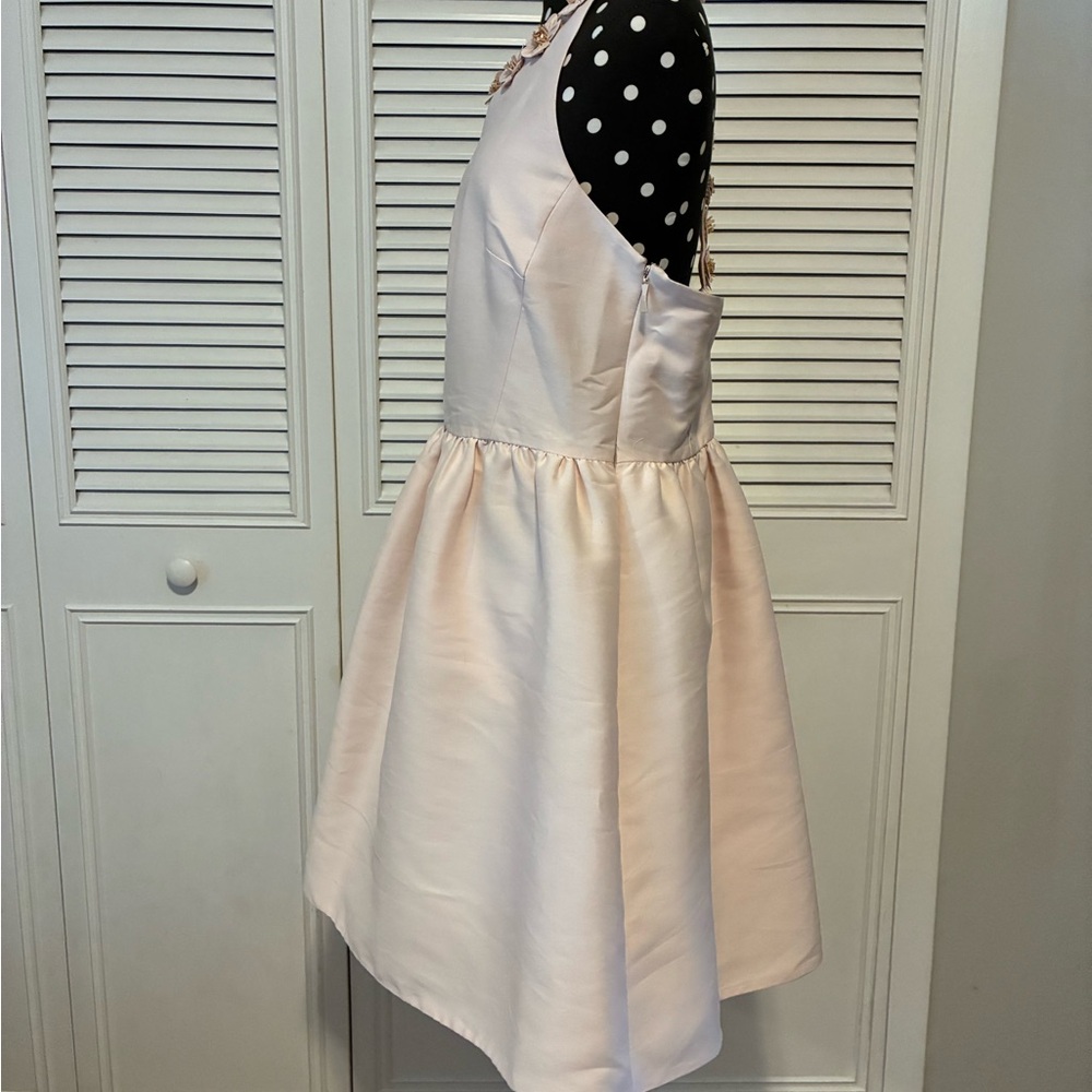 Kate Spade Blush Pink Halter backless dress. Size 12 - Picture 4 of 14
